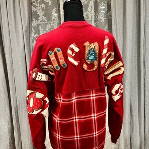 Festive Red Plaid Holiday Sweater